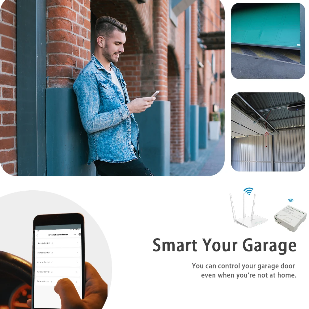 Ewelink Smart Wifi Module Switch 7-32V 85-250V  RF433 Remote Control 4CH DIY Relay Work With Alexa Google Home thumbnail 6