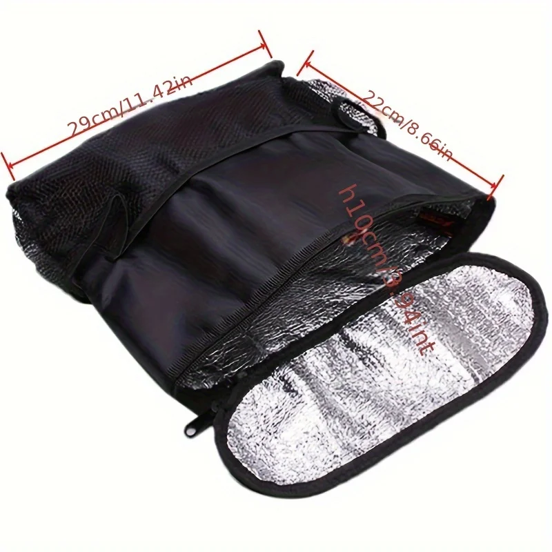 1pc Auto Seat Back Multi-Pocket Ice Pack Bag,Hanging Organizer Collector Storage Box Car Interior Accessories,Car Organization. thumbnail 2