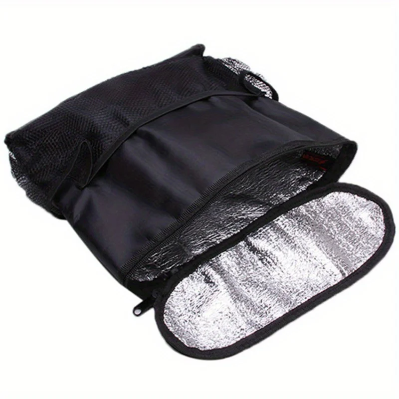 1pc Auto Seat Back Multi-Pocket Ice Pack Bag,Hanging Organizer Collector Storage Box Car Interior Accessories,Car Organization. thumbnail 6