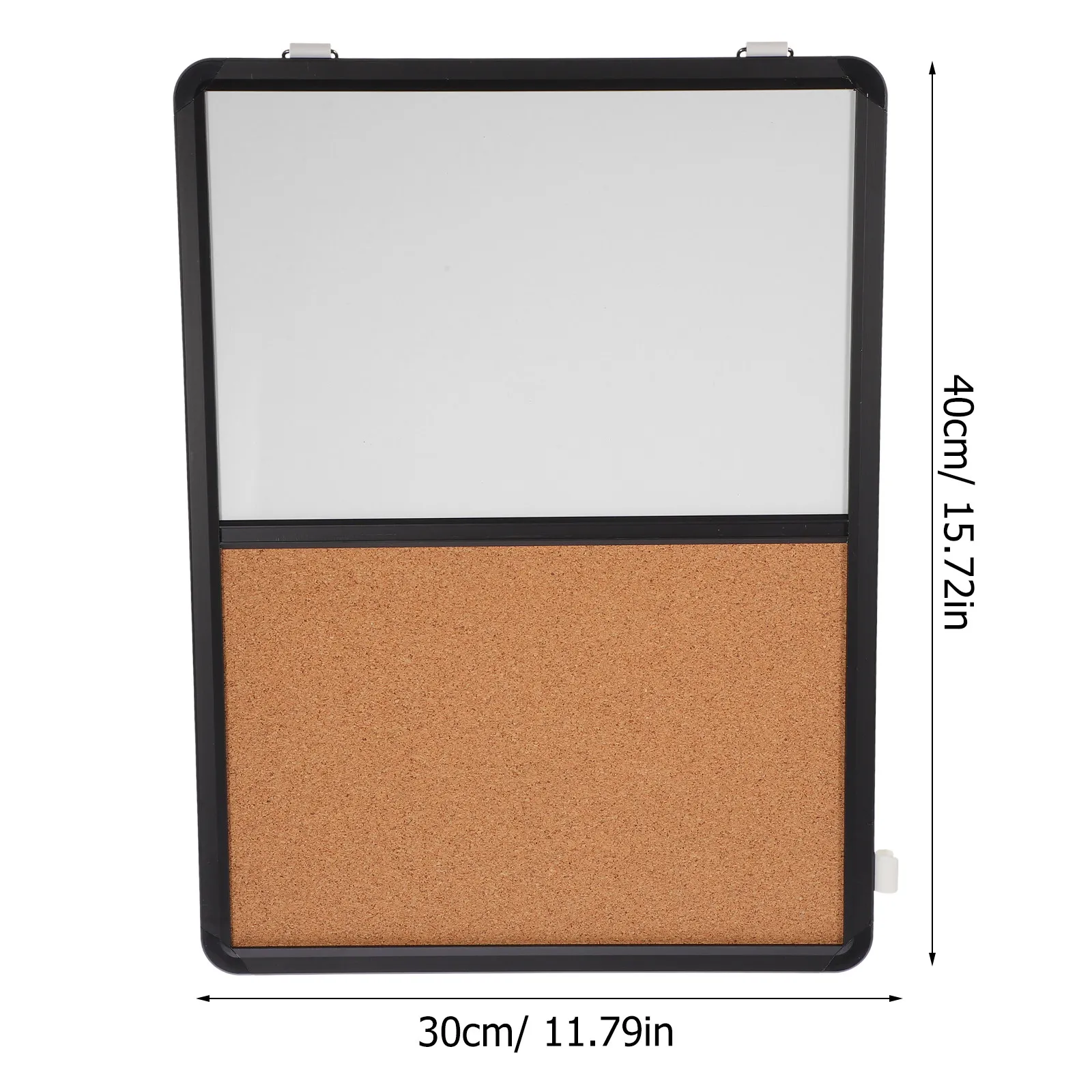 Reusable Dual-Function Cork Board and Whiteboard for Desk Wall Office Classroom Decorative Bulletin Message Display Board thumbnail 2
