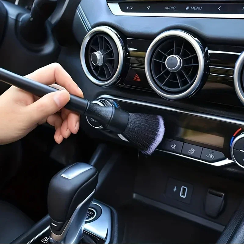 1/2Pcs 16/24CM Soft Bristle Car Interior Detailing Brush Soft Bristle Brush Auto Dash Duster Tool for Car & Motorcycle Cleaning thumbnail 4
