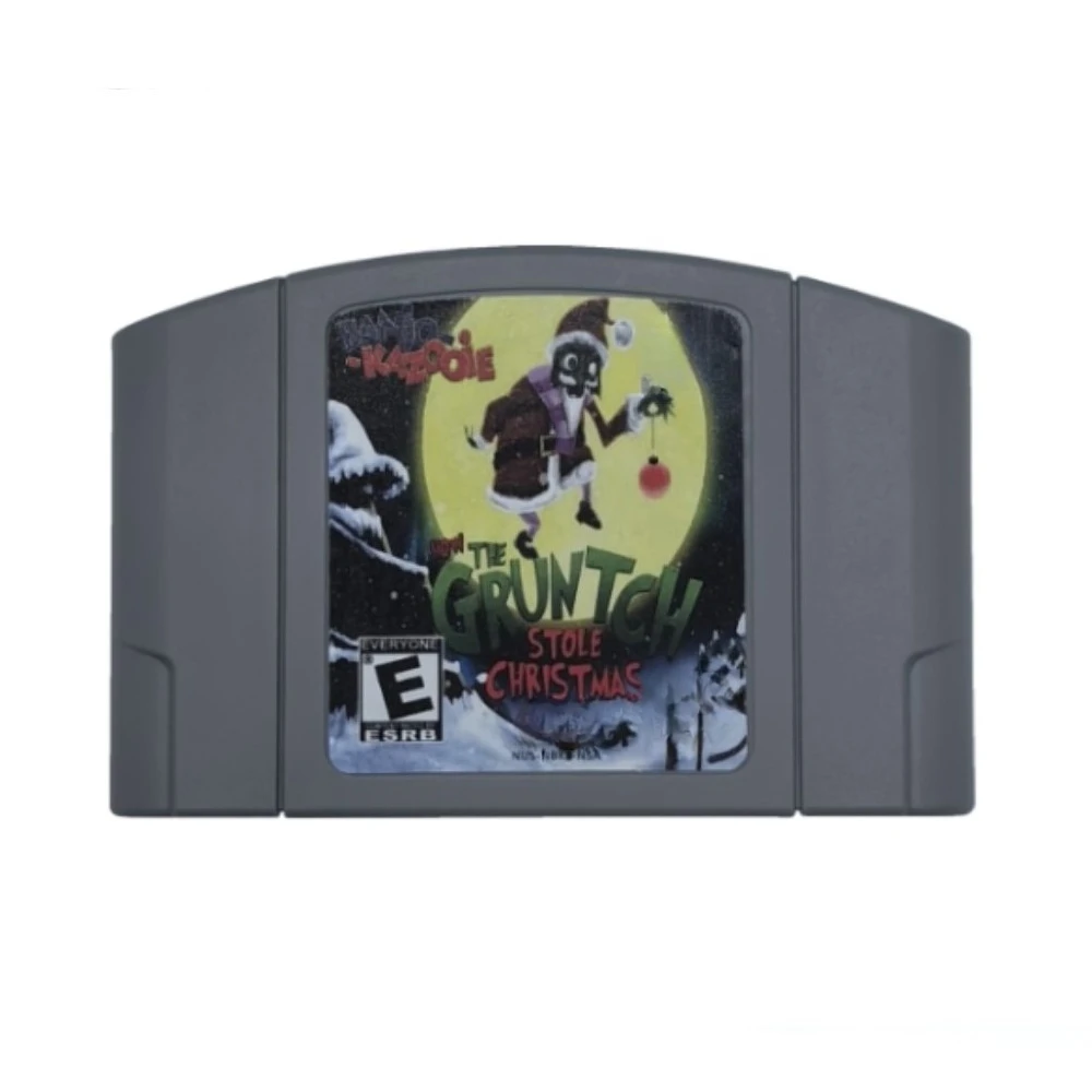N64 Game Cassette, US Version,Banjo-Kazooie Series，Star Fox，Classic Creep Capers， 64-bit English Game Cassette,Toy Gifts thumbnail 2