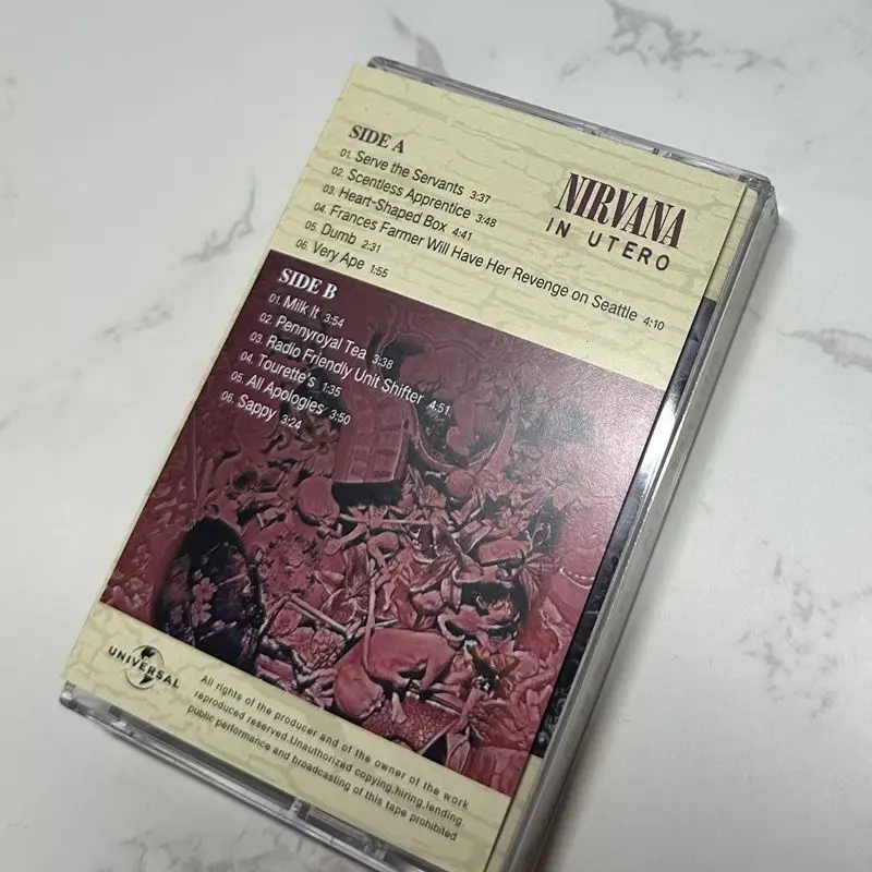 One of The Most Controversial Albums in American Rock History with Original Lyric Book Attached To Cassette Tape thumbnail 2