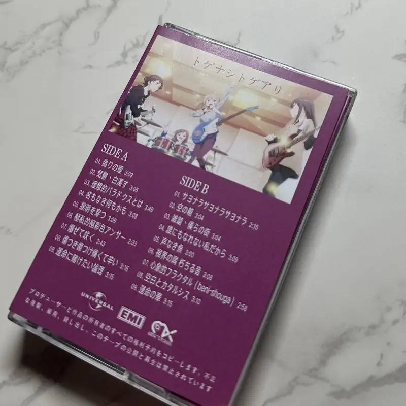 The album tape of the new generation Japanese rock girl band includes new unopened complete tracks and original lyric book thumbnail 3