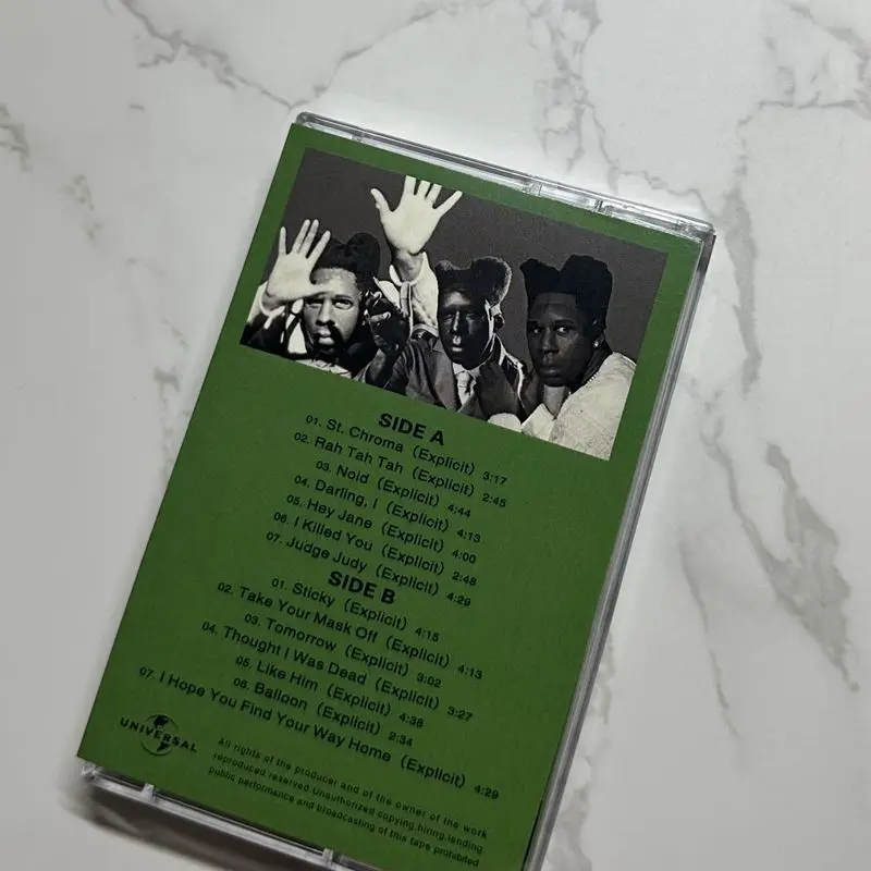 American Alternative Rap Genius Three Classic Album Music Cassette Collection, Brand New Unopened with Complete Lyric Book thumbnail 2