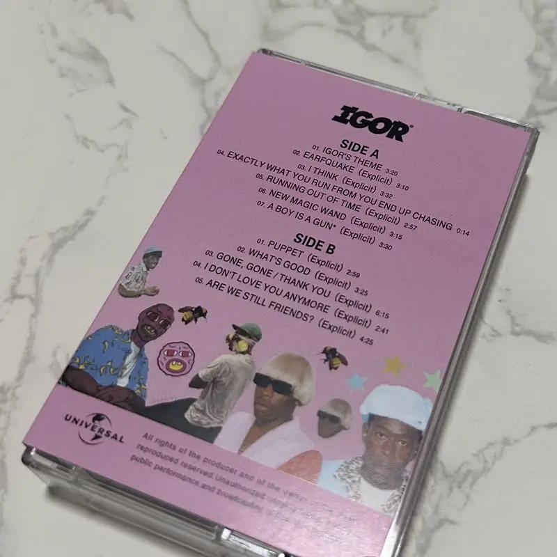 American Alternative Rap Genius Three Classic Album Music Cassette Collection, Brand New Unopened with Complete Lyric Book thumbnail 6