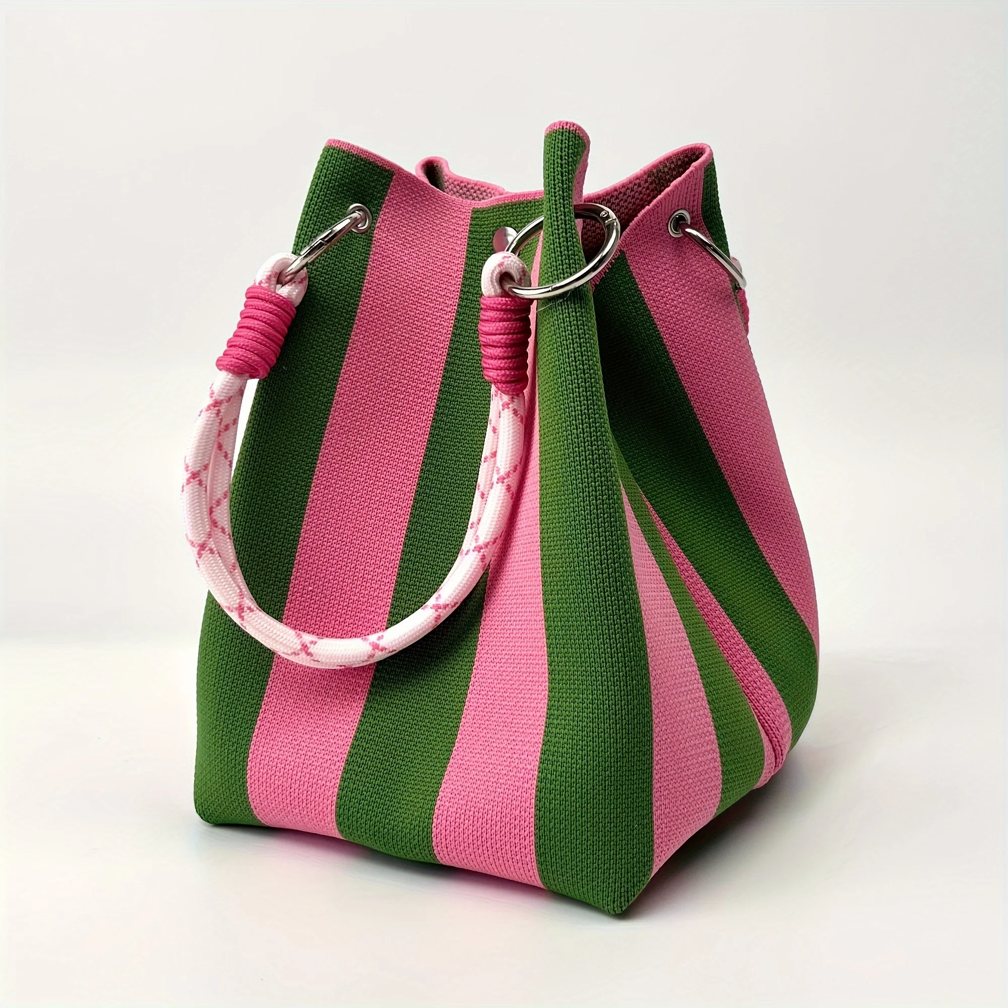 Women's Multicolored Handbag with Buckle Closure Adjustable Shoulder Strap Spacious Tote Bags for Women Work Travel Clutch Purse thumbnail 3