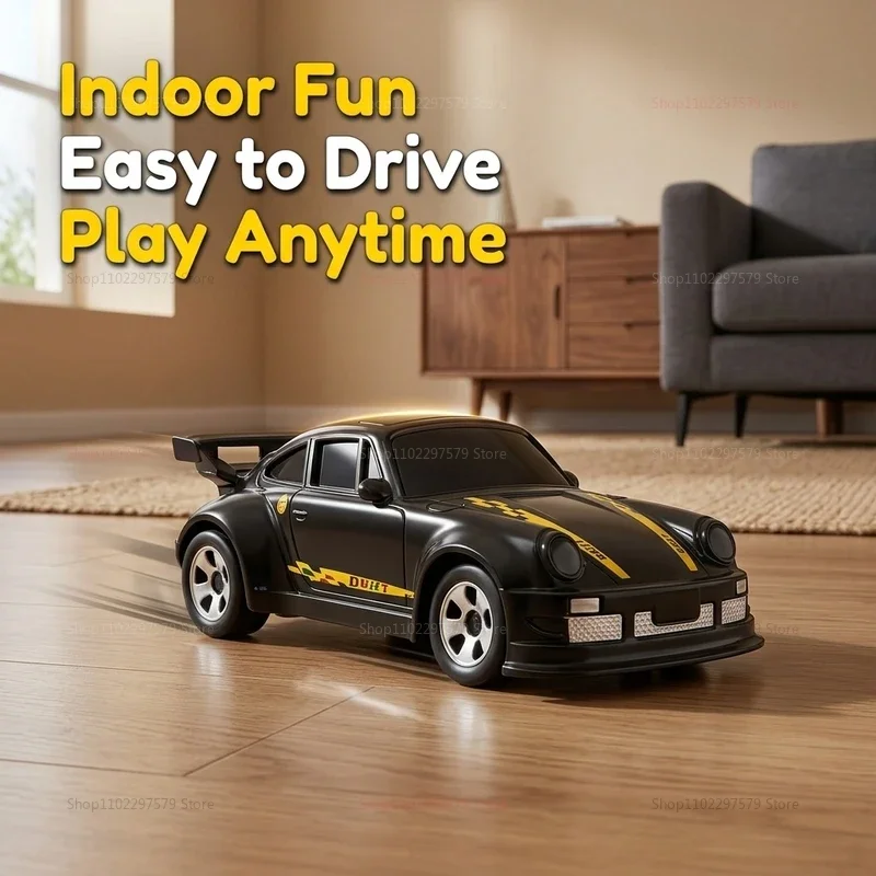 HOT KF20 1:64 RC Drift Car 2.4G High-Speed Racing Cars Four-Wheel Mini Desktop Remote Control Car Electric Toy Electric Toy Kids thumbnail 2