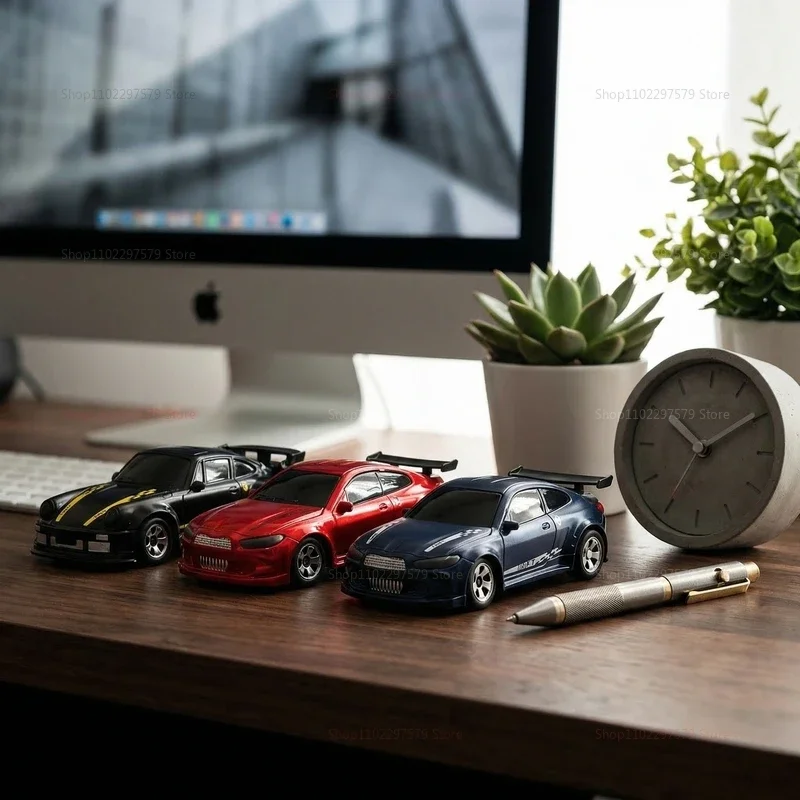 HOT KF20 1:64 RC Drift Car 2.4G High-Speed Racing Cars Four-Wheel Mini Desktop Remote Control Car Electric Toy Electric Toy Kids thumbnail 6
