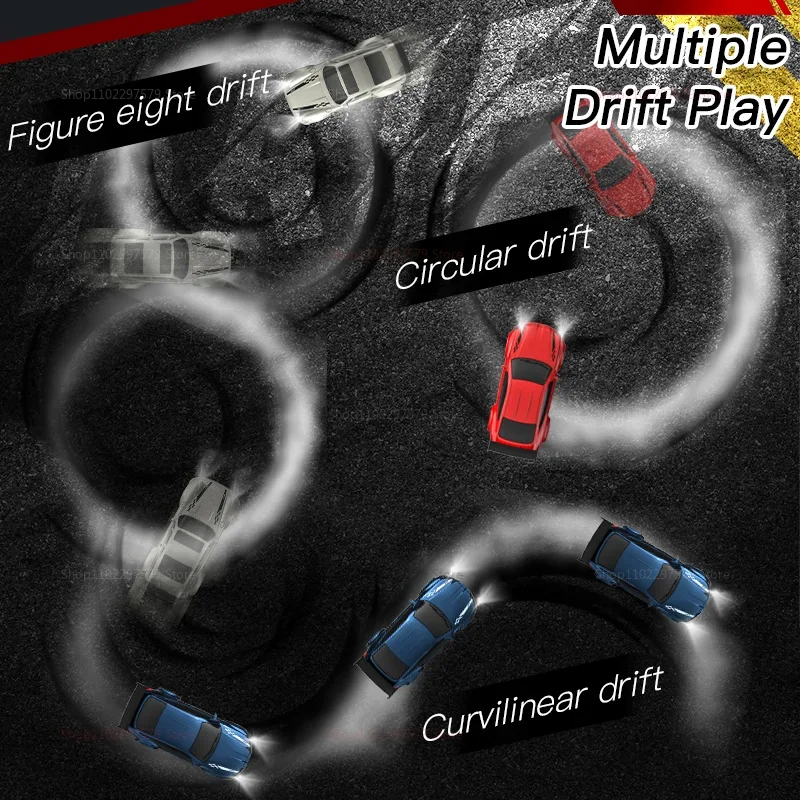 HOT KF20 1:64 RC Drift Car 2.4G High-Speed Racing Cars Four-Wheel Mini Desktop Remote Control Car Electric Toy Electric Toy Kids thumbnail 4