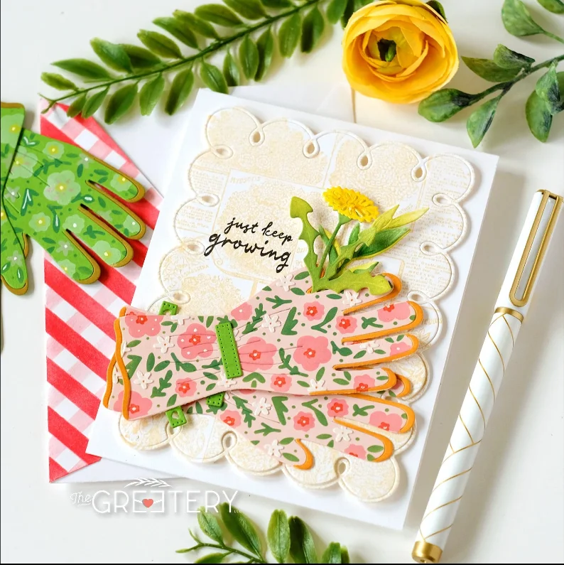 Flowers and Grass 2026 new Metal cutting data slimline essentials scrapbooking card stencil cut die for DIY handmade card crafts thumbnail 3