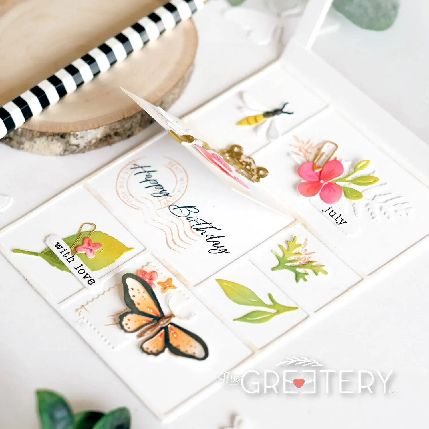 Flowers and Grass 2026 new Metal cutting data slimline essentials scrapbooking card stencil cut die for DIY handmade card crafts thumbnail 2