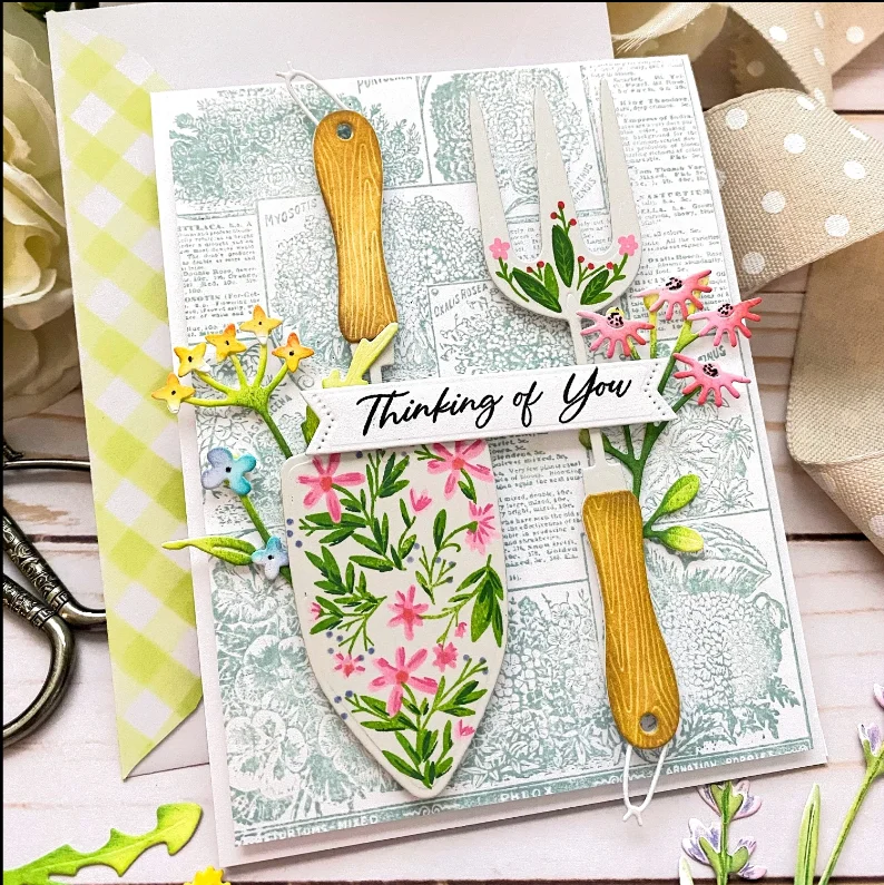 Flowers and Grass 2026 new Metal cutting data slimline essentials scrapbooking card stencil cut die for DIY handmade card crafts thumbnail 6