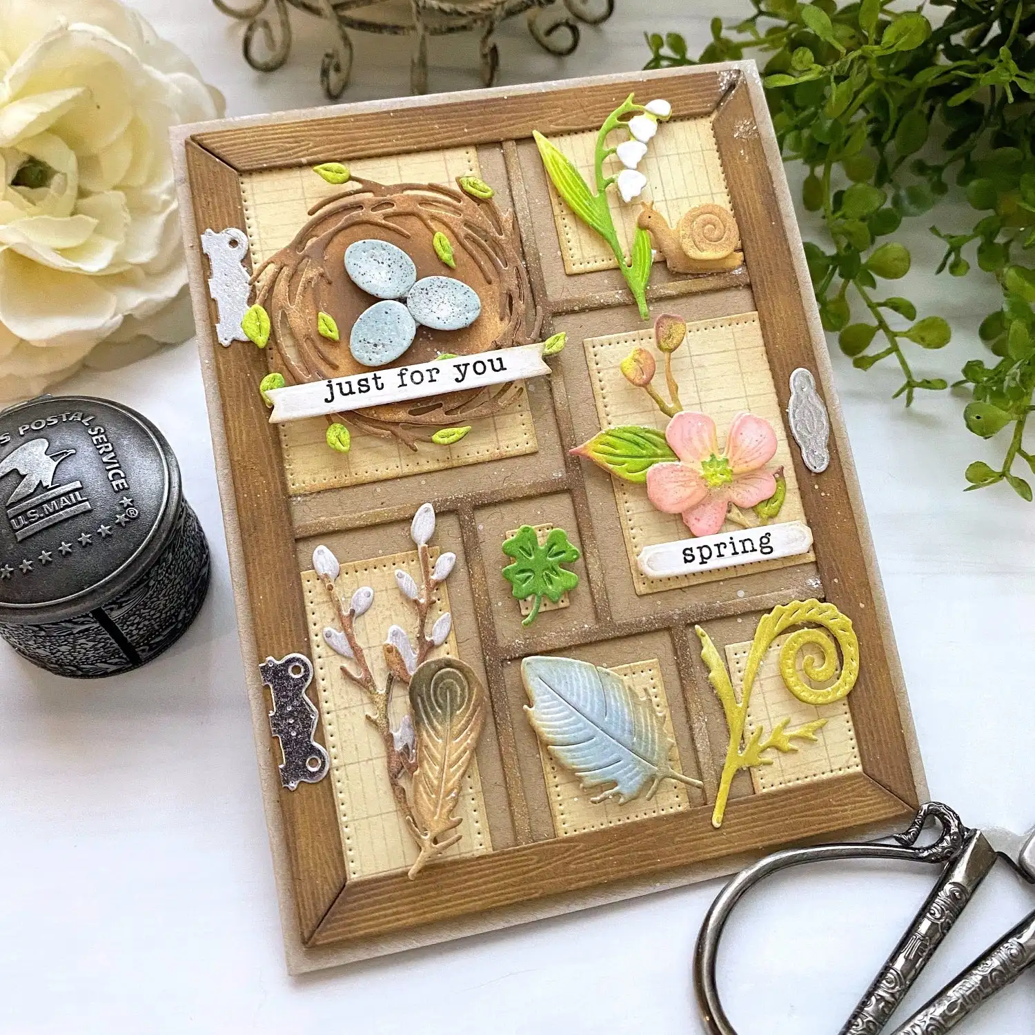 Flowers and Grass 2026 new Metal cutting data slimline essentials scrapbooking card stencil cut die for DIY handmade card crafts thumbnail 5