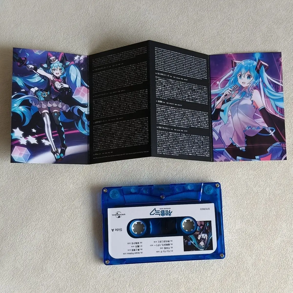 The World's First Virtual Songstress Full Record Selection Music Tape, Brand New Unopened, with Japanese Lyric Book Attached thumbnail 2