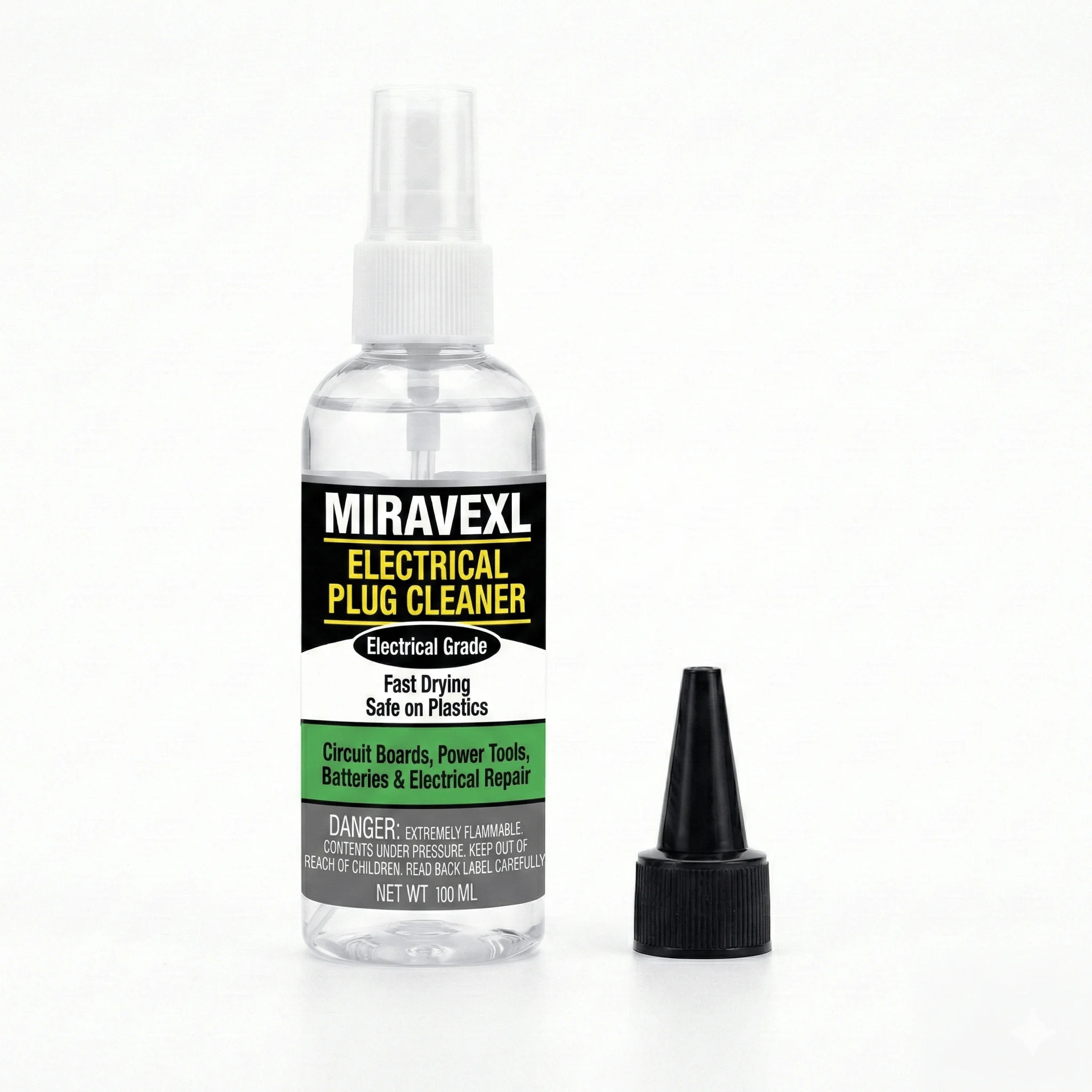 Fast-Drying Electrical Contact Cleaner Spray MIRAVEXL, Degreaser for Automotive Plugs, Circuit Board Electronic Maintenance thumbnail 6