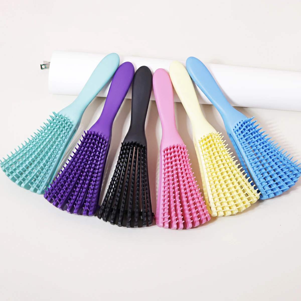 Scalp Massage Brush & Wet Curl Hair Brush – Anti-Static, Tangle-Free, Salon Hairdressing Tool for Real Hair Wigs thumbnail 2