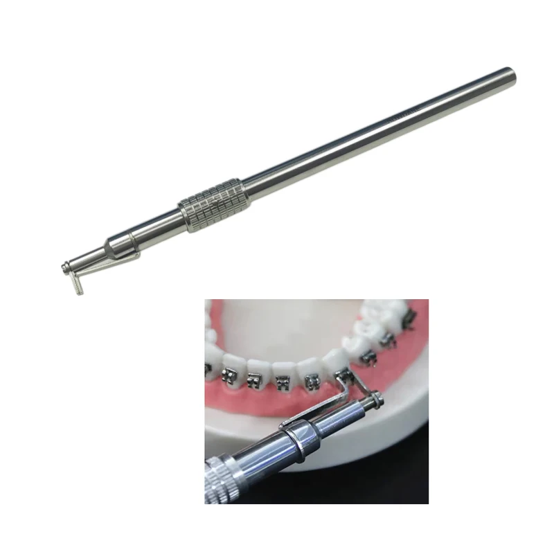 1Pcs Dental Orthodontic Bracket Positioner Dental Bracket Placement Holders Dental bracket holder Braces Forceps Holder Dentist
