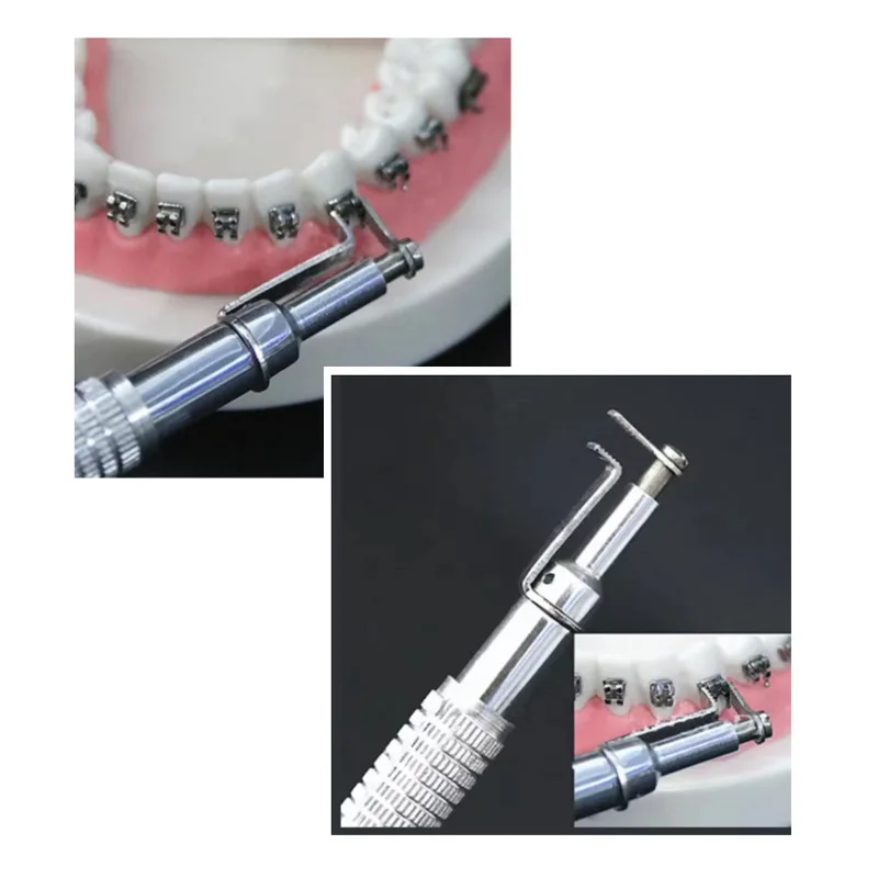 1Pcs Dental Orthodontic Bracket Positioner Dental Bracket Placement Holders Dental bracket holder Braces Forceps Holder Dentist thumbnail 6