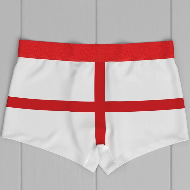 Summer Leisure Mens Breathable Briefs Shorts Fashion Flag Printed Boxer Pajama Men Daily Casual Elastic Slim Fit Shorts Boxers thumbnail 6