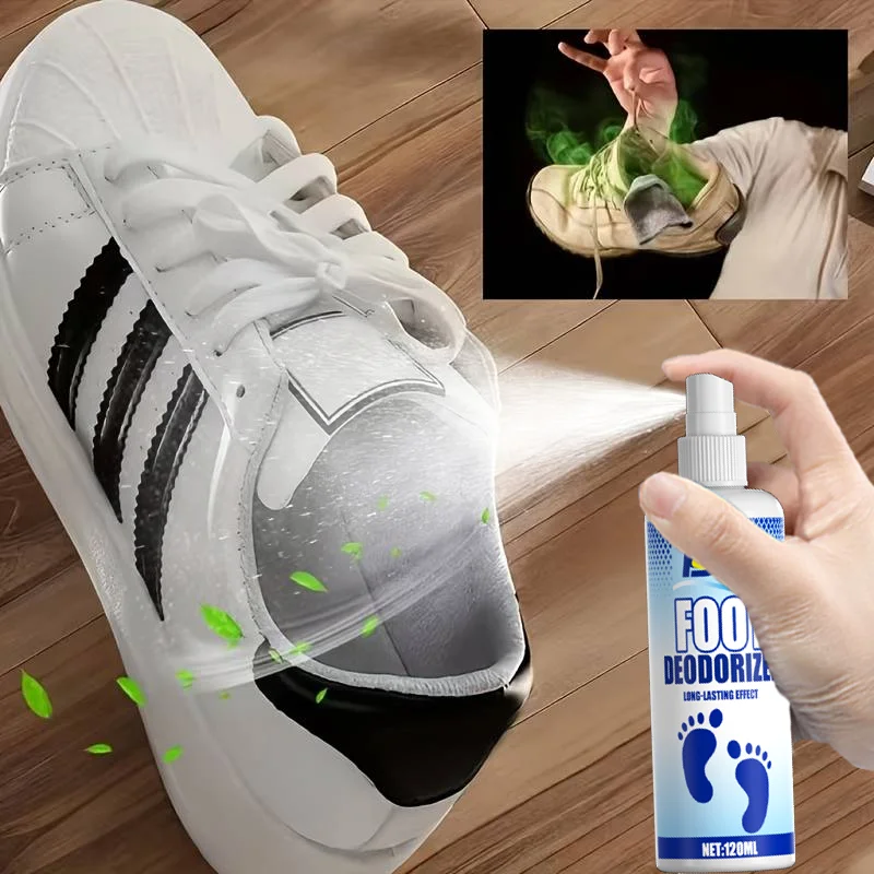KJM 120ml Foot & Shoe Deodorizer Spray, Quick Odor Eliminator, Long-Lasting Fresh Scent Footwear Spray thumbnail 4