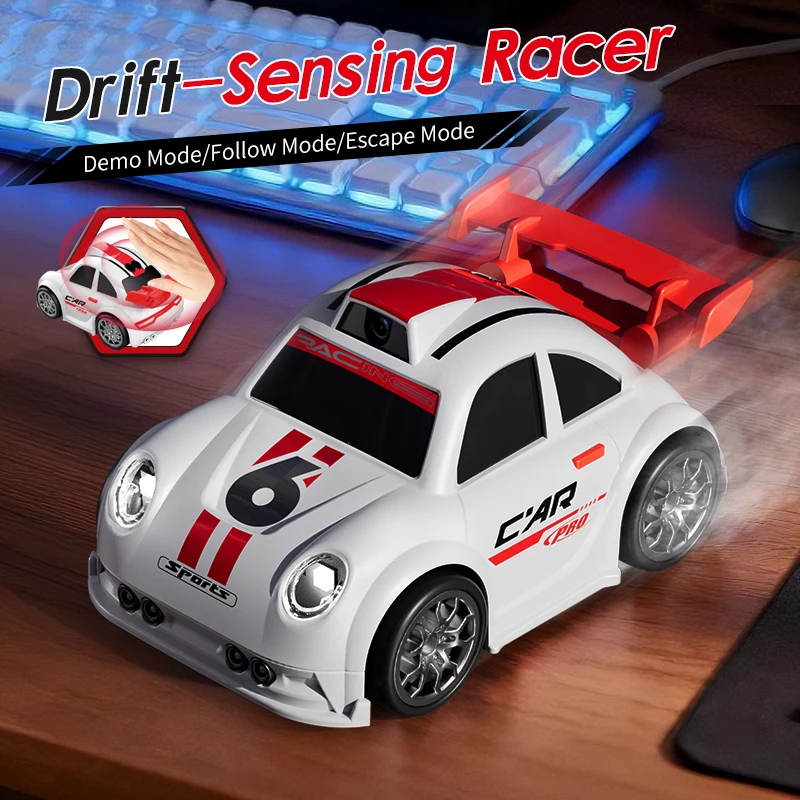 NEW Mini RC Stunt Drift Car with Dual Mode Lights Music HD Camera Screen Control Smart Induction Kids Toy Gifts for Boys Girls thumbnail 5