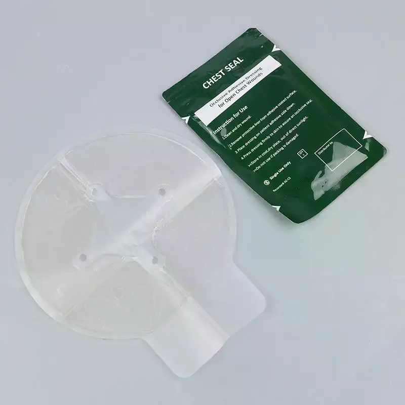 Safety Survival Emergency Trauma Sticker Chest Seal Vented First Aid Patch Outdoor Tool thumbnail 4