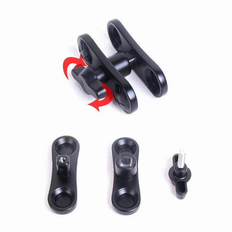 Aluminum 17mm Ball Mount Extension Adapter, Rotation Extension Rod for Car Air Vent Dashboard Phone Holder Accessories thumbnail 5