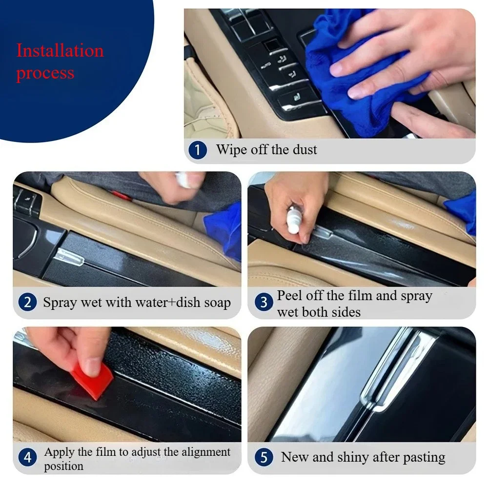 For Mazda CX30 2020-2024 Car Center Console Gear Panel Navigation Screen TPU Interior Protective Film Anti-Scratch Repair LHD thumbnail 2