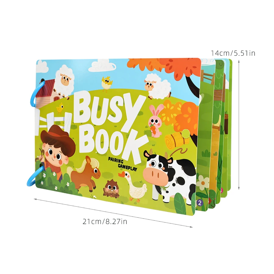 New Children Quiet Busy Book Reusable Cartoon Sticker Books Kids DIY Sticker Interactive Games Montessori Paste Book Toy Gifts thumbnail 6
