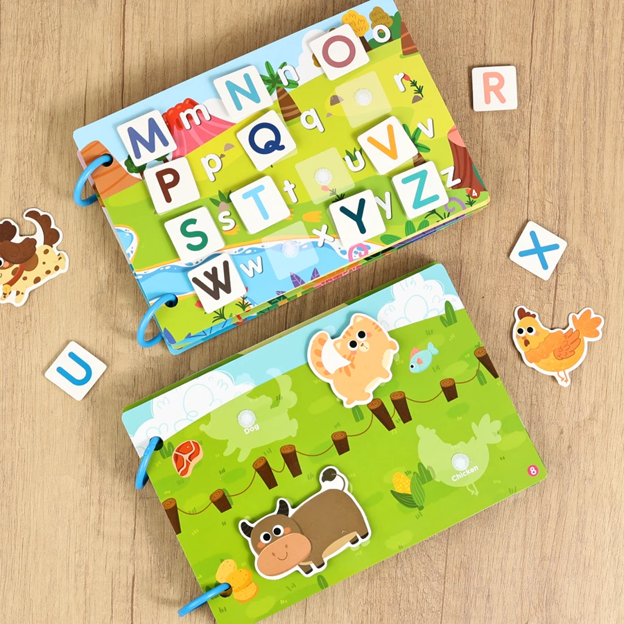 New Children Quiet Busy Book Reusable Cartoon Sticker Books Kids DIY Sticker Interactive Games Montessori Paste Book Toy Gifts thumbnail 3