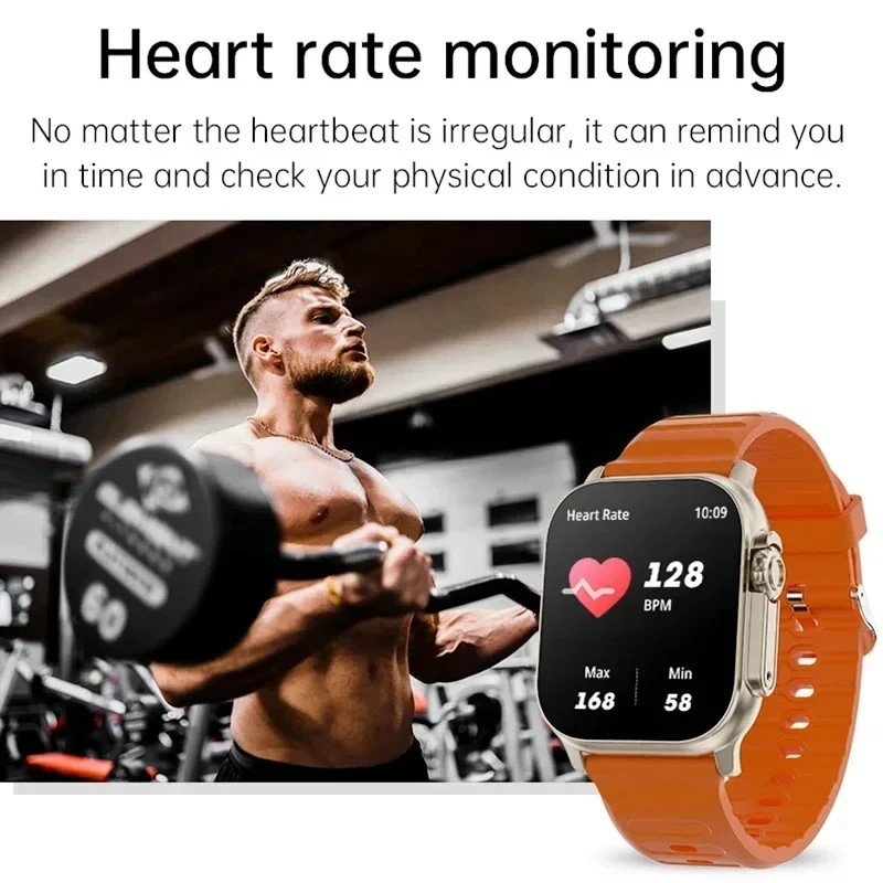 Lenovo T900 Ultra 3 Smart Watch Ultra IWO Watch NFC Bluetooth Call Heart Rate Waterproof 2.2Inch Wireless Fitness Watch Business thumbnail 4