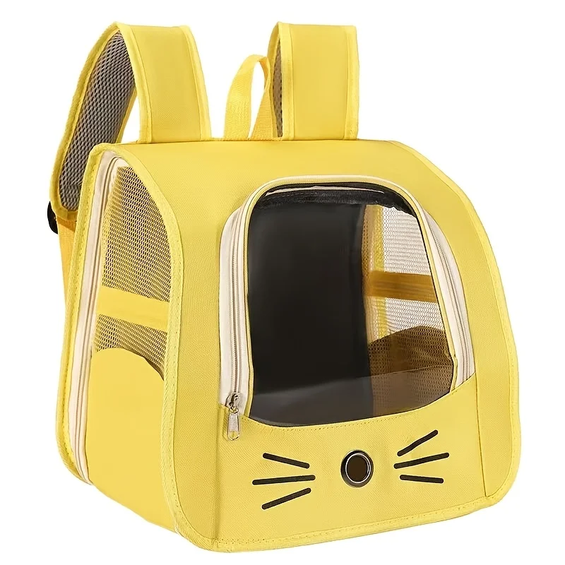 Breathable Pet Backpack Portable Carrier All Season Dog Cat Travel Bag thumbnail 5