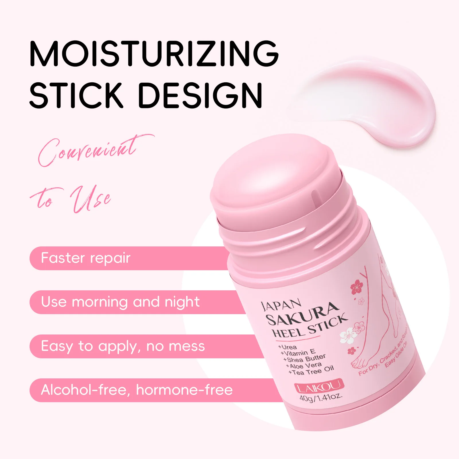 Foot Repair Stick 40g Callus Remover Deep Moisturizing for Cracked Heels Dry Dead Skin Removal Softens Rough Feet Home Care thumbnail 5