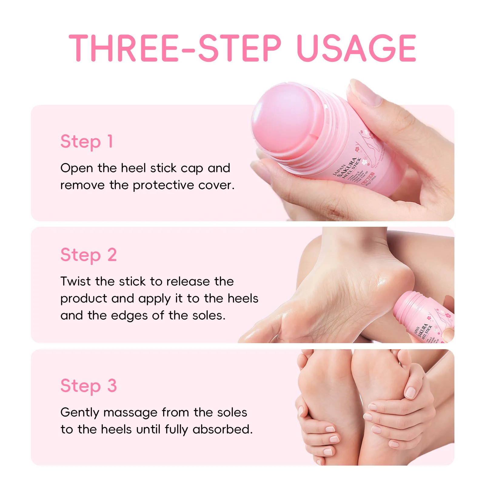 Foot Repair Stick 40g Callus Remover Deep Moisturizing for Cracked Heels Dry Dead Skin Removal Softens Rough Feet Home Care thumbnail 6