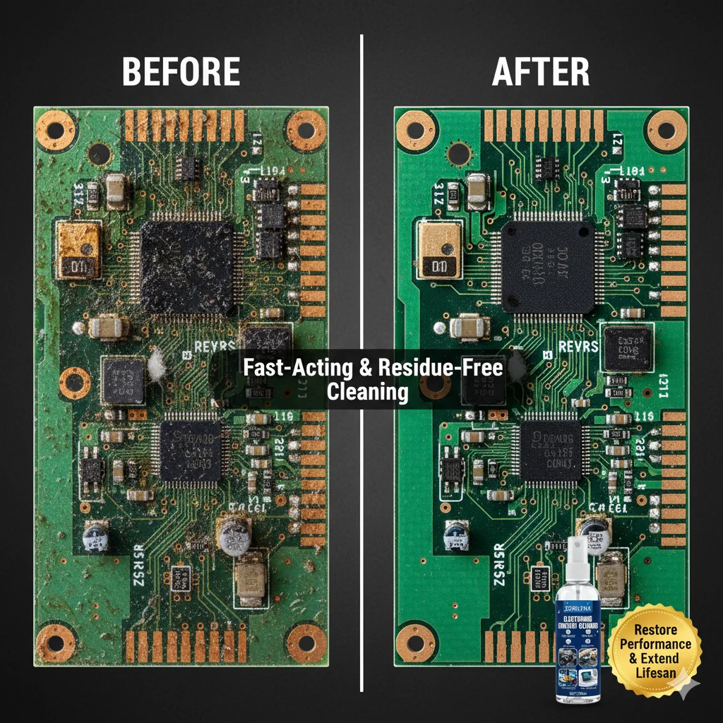 Fast Drying Electronic Contact Cleaner Spray, Non-Conductive Fluid for PCB Circuit Board PC Phone Daily Maintenance thumbnail 3