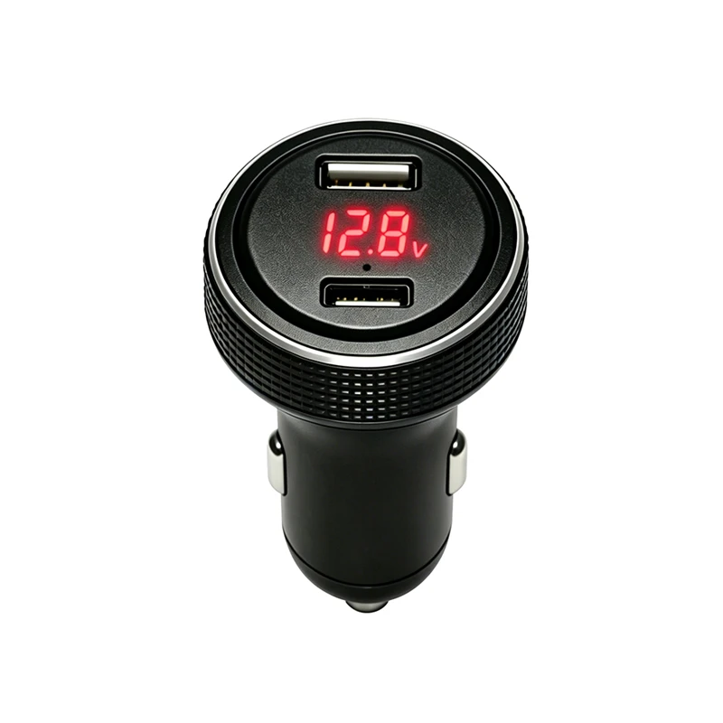 Car Charger Find My Tracker Battery Voltage Display Ambient Light PD Fast Charge USB-C Smart Tag Locator for iOS Android Google thumbnail 6