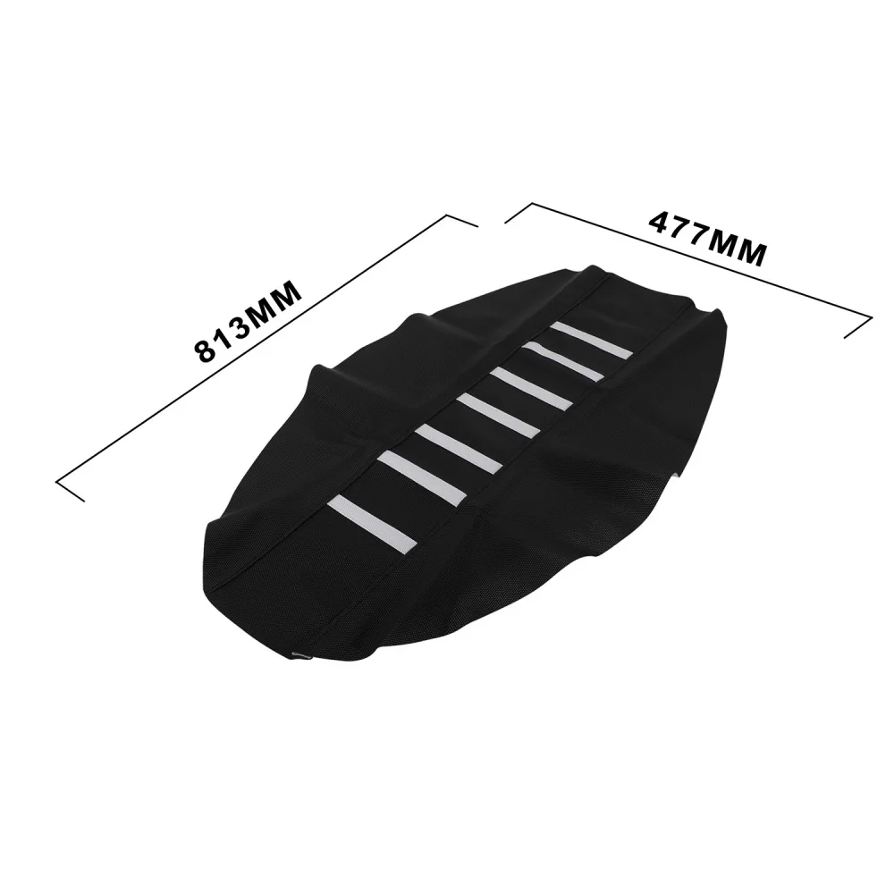 Seat Cover Cushion Covers White Striped Universal Waterproof For KTM Honda Kawasaki Suzuki YAMAHA Motorcycle Parts E-bikes thumbnail 2