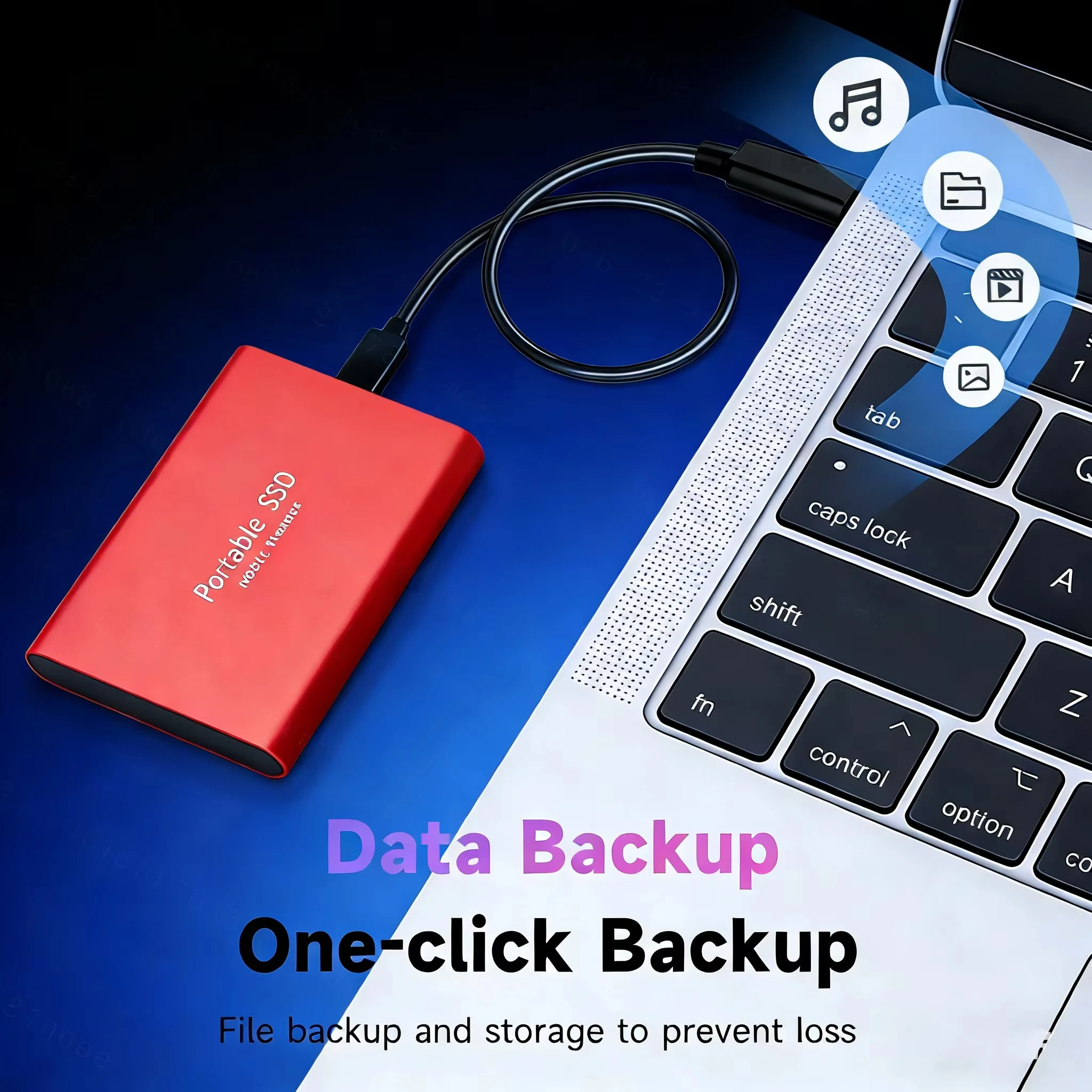 External SSD Drive 1TB/2TB/4TB Stable Fast Transmission Portable Hard Disk for Windows Laptop thumbnail 4