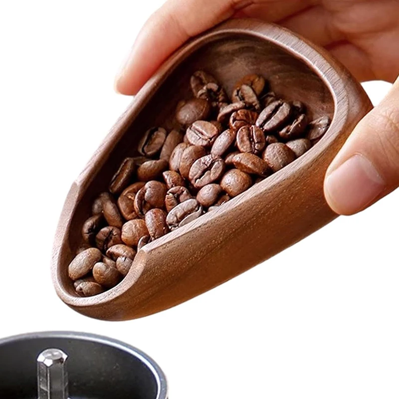 Wooden Coffee Beans Dosing Tray with Spray Bottle Set, Portable Coffee Bean Dosing Cup Espresso Coffee Accessories PTKFQJ02 thumbnail 3