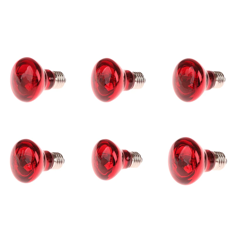 Hot Sale 25/40/50/60/75/100W E27 UVA Poultry Bulb Infrared Night Light Day Poultry Heating Bulb For Plant Amphibian Reptile Pet