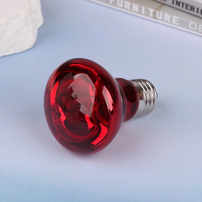 Hot Sale 25/40/50/60/75/100W E27 UVA Poultry Bulb Infrared Night Light Day Poultry Heating Bulb For Plant Amphibian Reptile Pet thumbnail 2