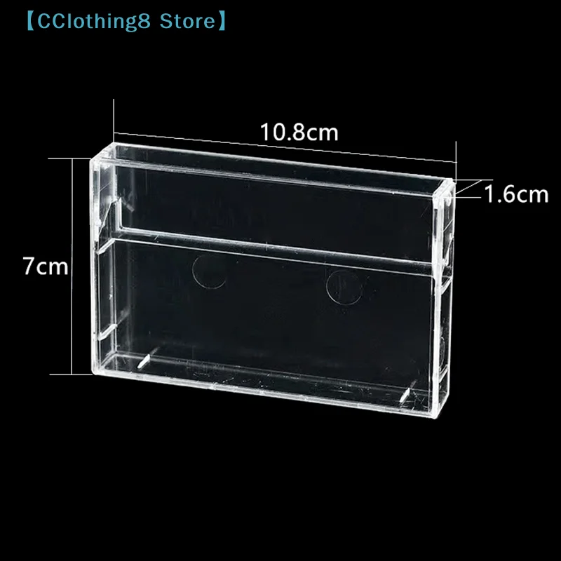 1Pc Cassette Tape Transparent Storage Box Audio Magnetic Recording Blank Tape Case Dustproof Box【AliS8】 thumbnail 3