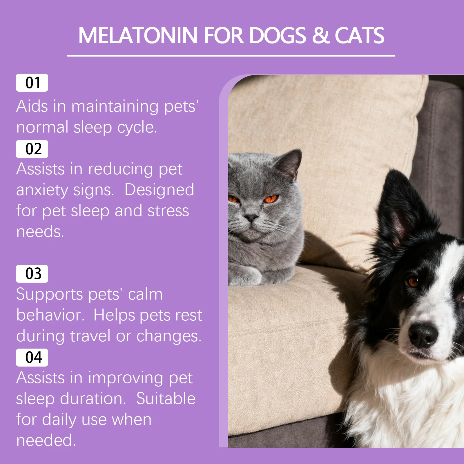 Pet Cat Dog Care Drops Nourishing Relaxation Supplement Liquid Improve Sleep Quality Relieve Stress Calming Support for Pets thumbnail 6