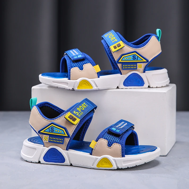 Fashion Kids Shoes Girls Sandals Cute Pink Lightweight Children Casual Barefoot Shoes Sneaker Breathable Flat Sandals for Girls thumbnail 3