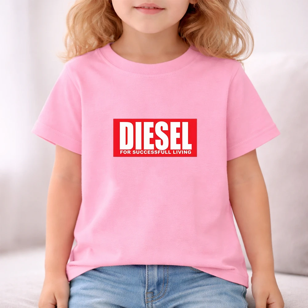 Boys Girls Age 3-12 Tee+shorts suit Children Short Sleeve T-shirts Casual Pink Black Fashion Summer Child loose Clothes thumbnail 5