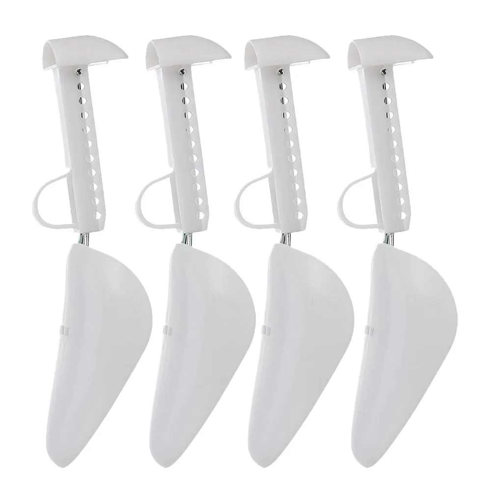 2Pairs Plastic Shoe Shapers Adjustable Shoe Trees Crease Protectors Boot Holders for Dress Shoes Sneakers Storage Support thumbnail 3