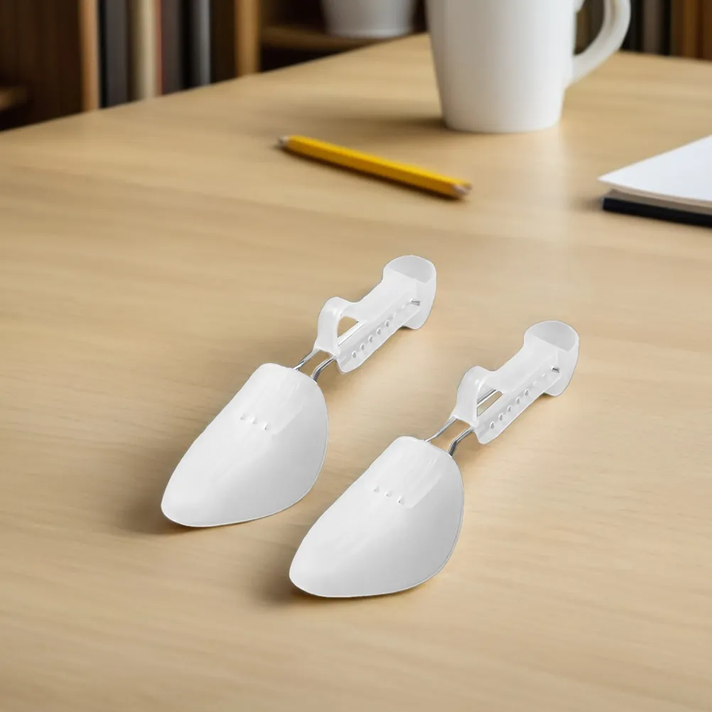 2Pairs Plastic Shoe Shapers Adjustable Shoe Trees Crease Protectors Boot Holders for Dress Shoes Sneakers Storage Support thumbnail 6