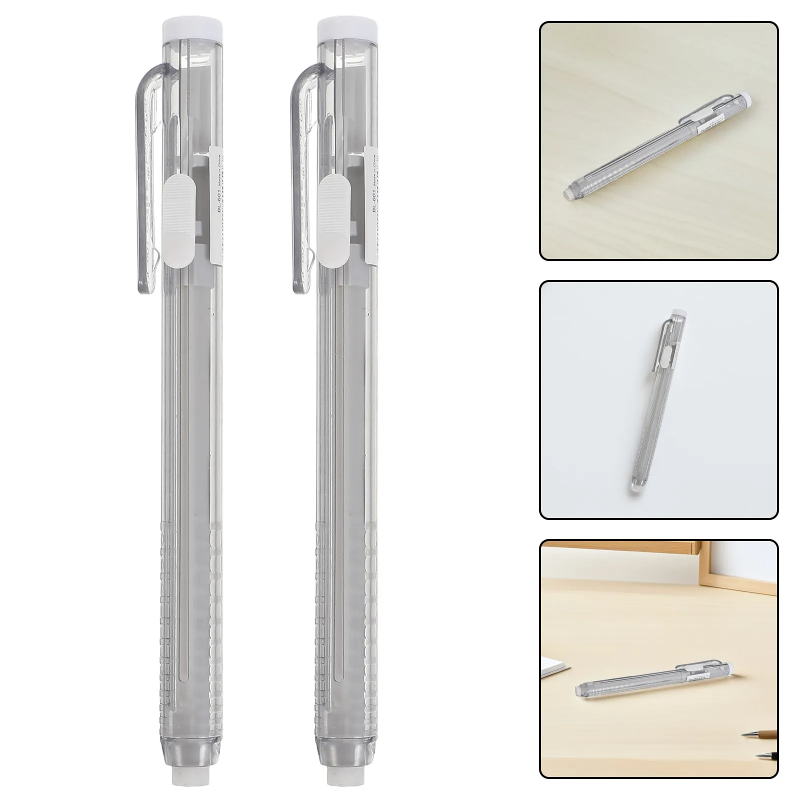 1 Set Eraser Pen with Replacement Refills Retractable Mechanical Pencil Eraser for Artists Drawing Painting for School Home thumbnail 6