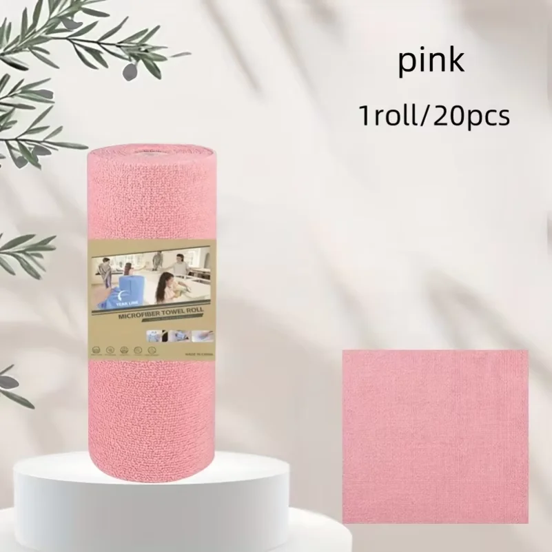 4M Reusable Kitchen Dish Cloth Roll Washable Cleaning Wipes Paper Towel Alternative Absorbent Rag for Living Room Bedroom thumbnail 3